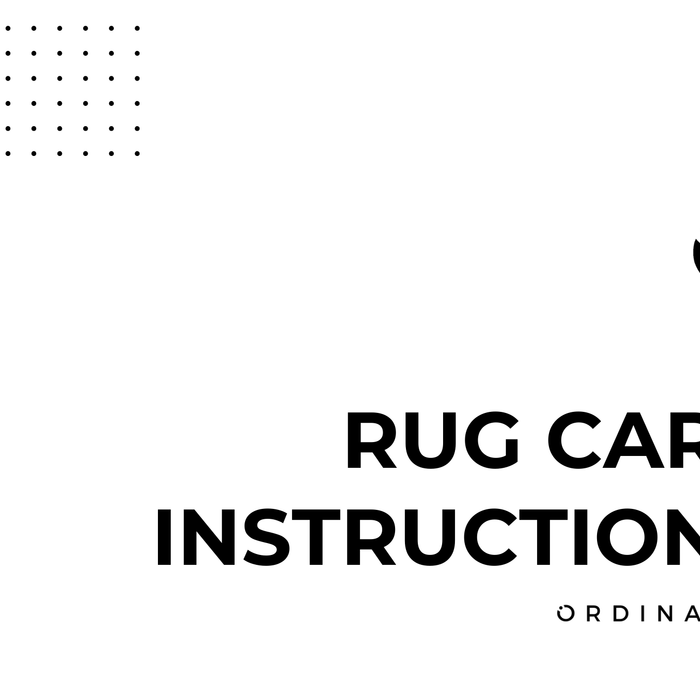 [Eng.] Rug Care Instruction