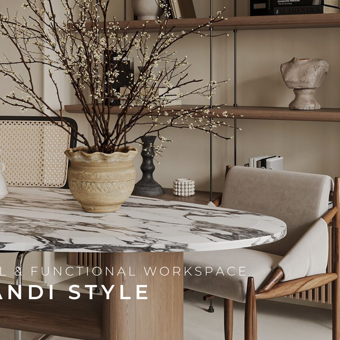 Bố Trí Góc Làm Việc Tối Giản, Hiệu Quả Với Phong Cách Japandi