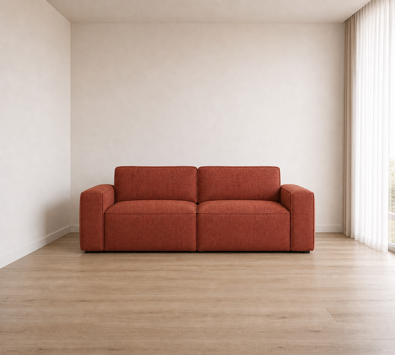 ABBEY SOFA (Small - Medium) - DELUXE 22 - SIENNA