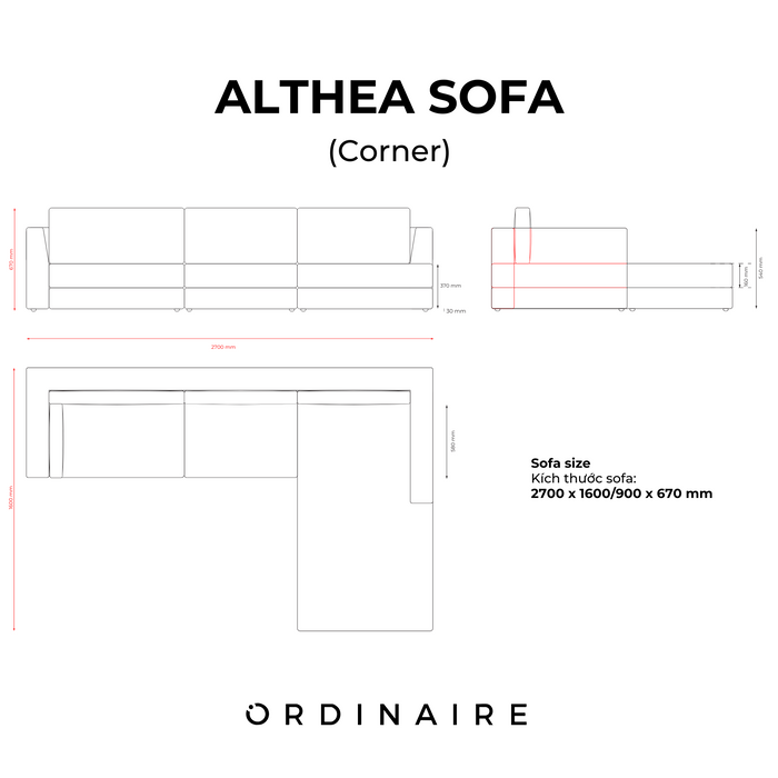 ALTHEA SOFA (Corner)