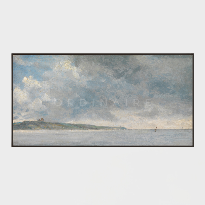 COASTAL SCENE WITH CLIFFS PAINTING