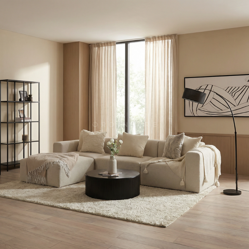 ETHEREAL IVORY - LIVING ROOM SET