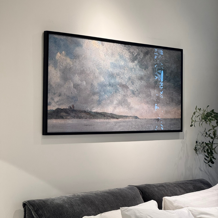 COASTAL SCENE WITH CLIFFS PAINTING