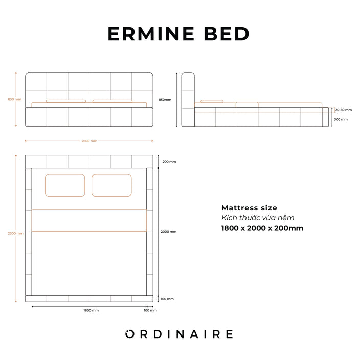 ERMINE BED