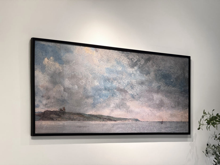 COASTAL SCENE WITH CLIFFS PAINTING