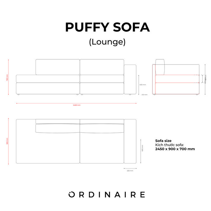 PUFFY LOUNGE SOFA