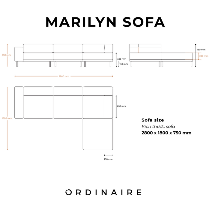 MARILYN - CORNER MODULE