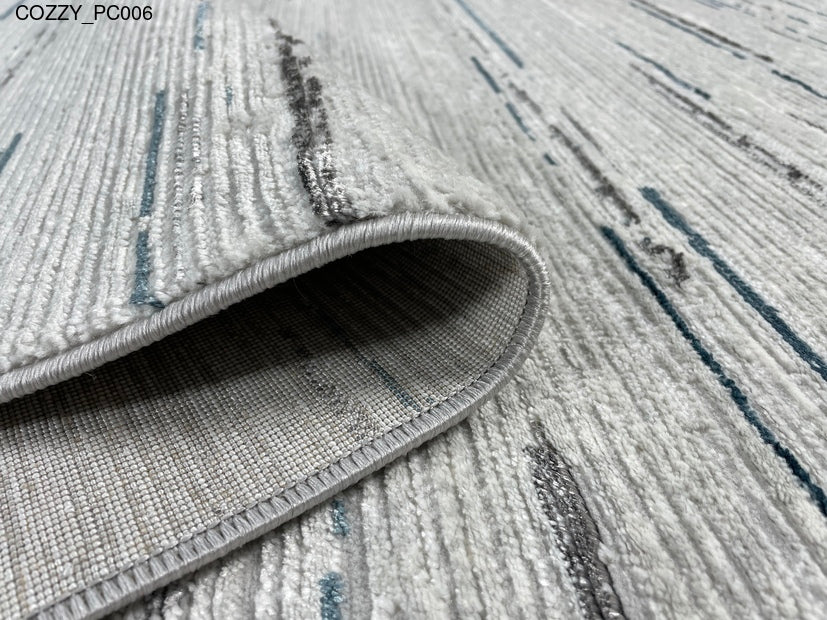 SILVER STREAM RUG (BLUE)
