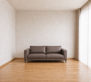 WALNUT BROWN SOFA_FAUX LEATHER - 05