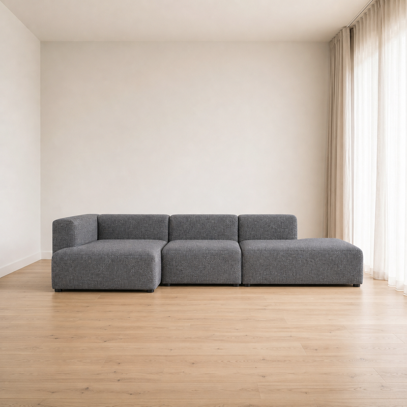 GLEE SOFA 3-PIECE SECTIONAL - RENAI 600
