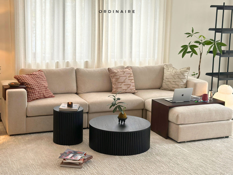 PUFFY GRAND SOFA - 4-PIECE SECTIONAL (CORNER)